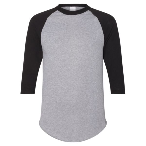 Unisex Three-Quarter Raglan Sleeve Baseball Jersey T-Shirt Thumbnail