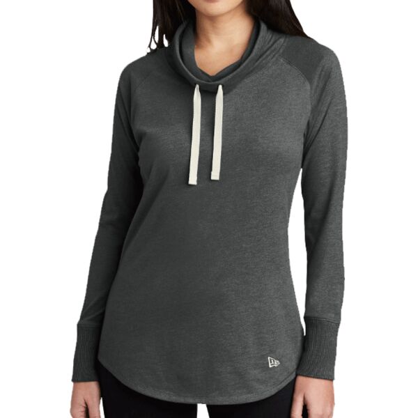 Women's Sueded Cotton Blend Cowl Tee Thumbnail