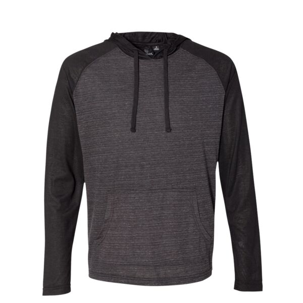 Yarn-Dyed Hooded Raglan T-Shirt Thumbnail