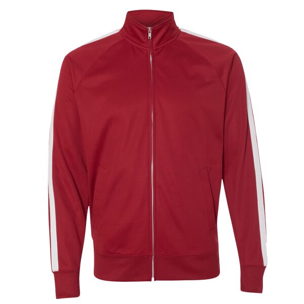 Unisex Lightweight Poly-Tech Full-Zip Track Jacket Thumbnail