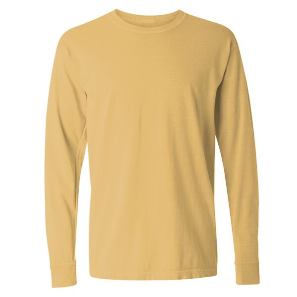 Garment Dyed Heavyweight Ringspun Long Sleeve T-Shirt Thumbnail