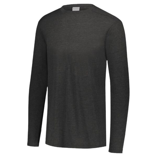 Youth Triblend Long Sleeve Crewneck T-Shirt Thumbnail