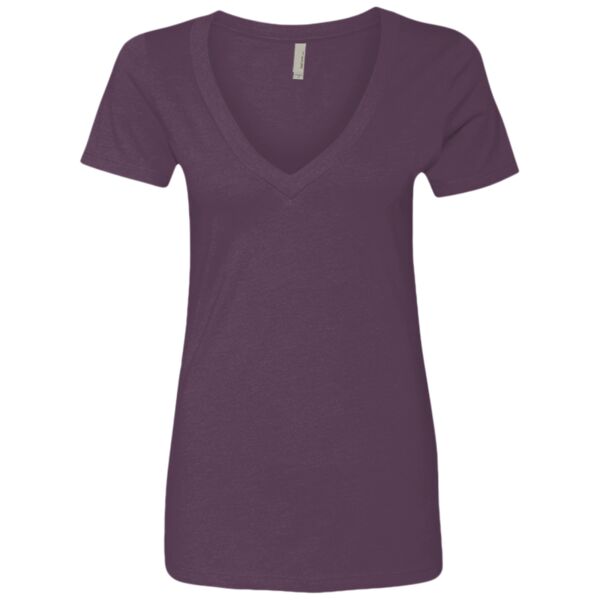 Women’s CVC Short Sleeve Deep-V Thumbnail